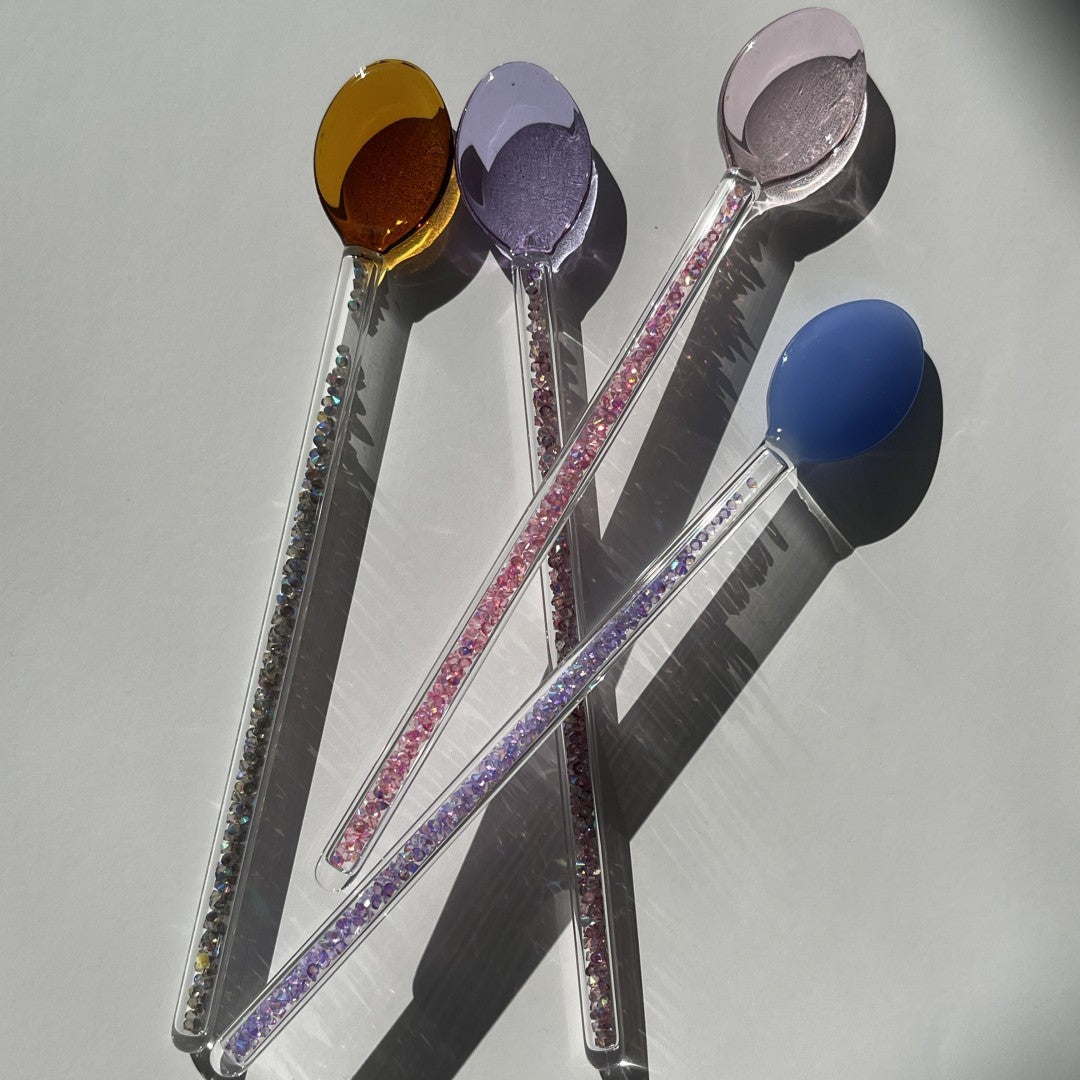 Crystal Glass Spoons