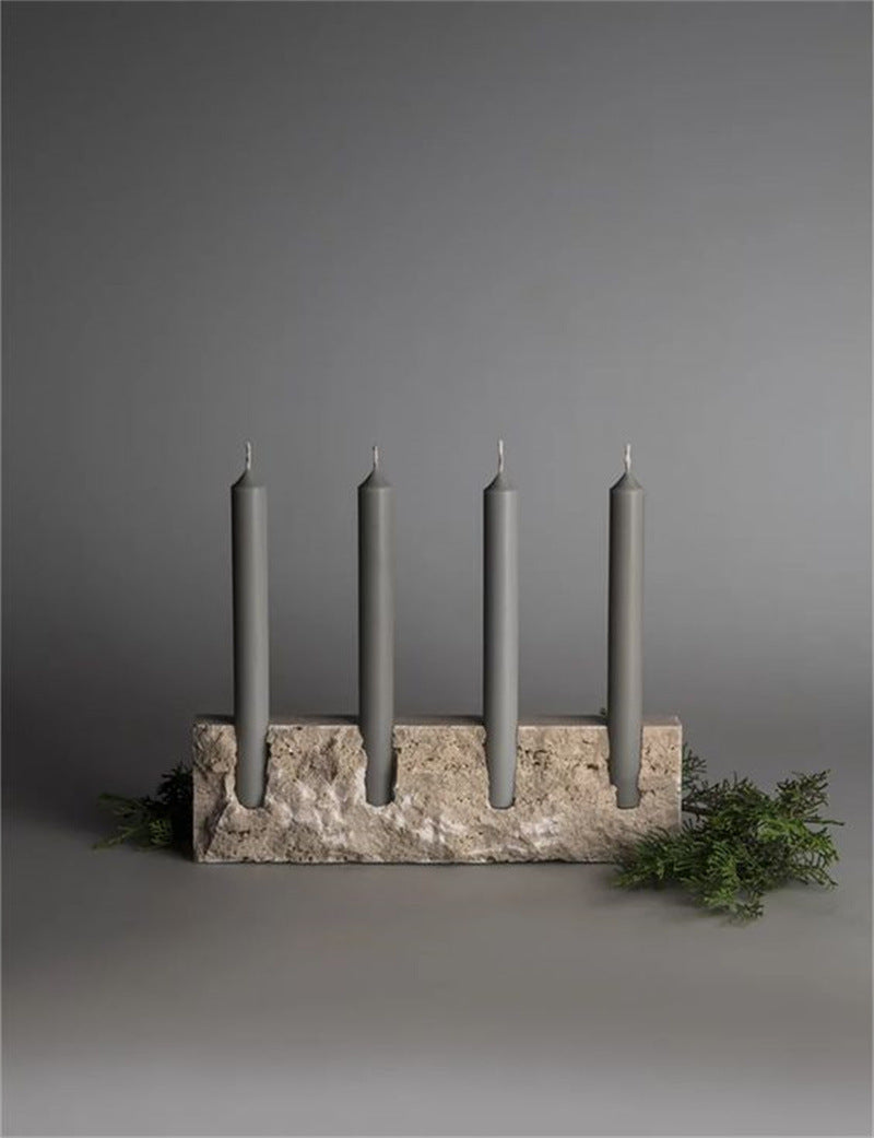 Nordic Style Marble Candlestick