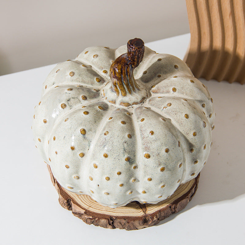 Ceramic Pumpkin Decoration