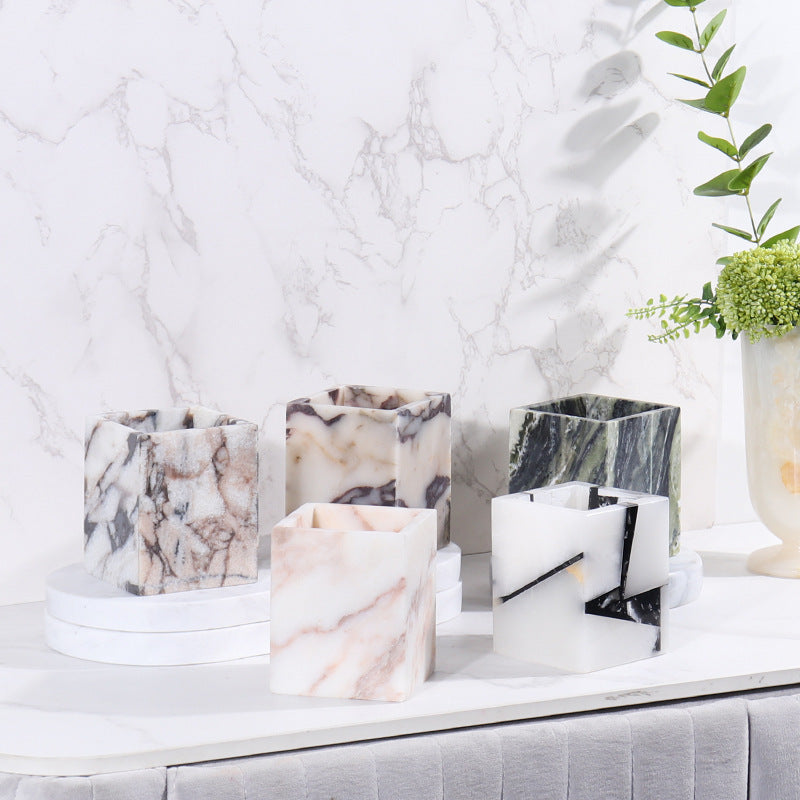 Marble Candle Decorations