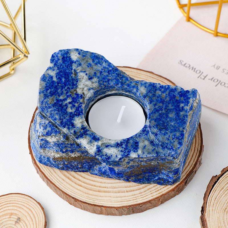 Natural Crystal Candle Holders