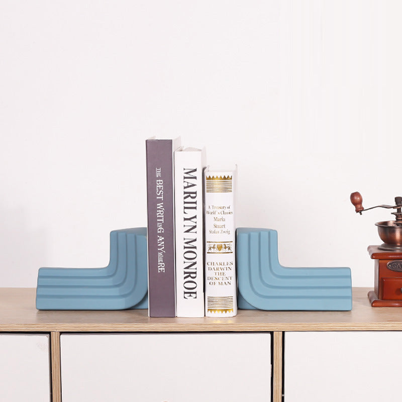 Minimalist Ceramic Bookends
