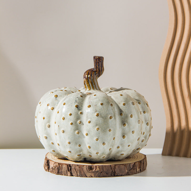 Ceramic Pumpkin Decoration