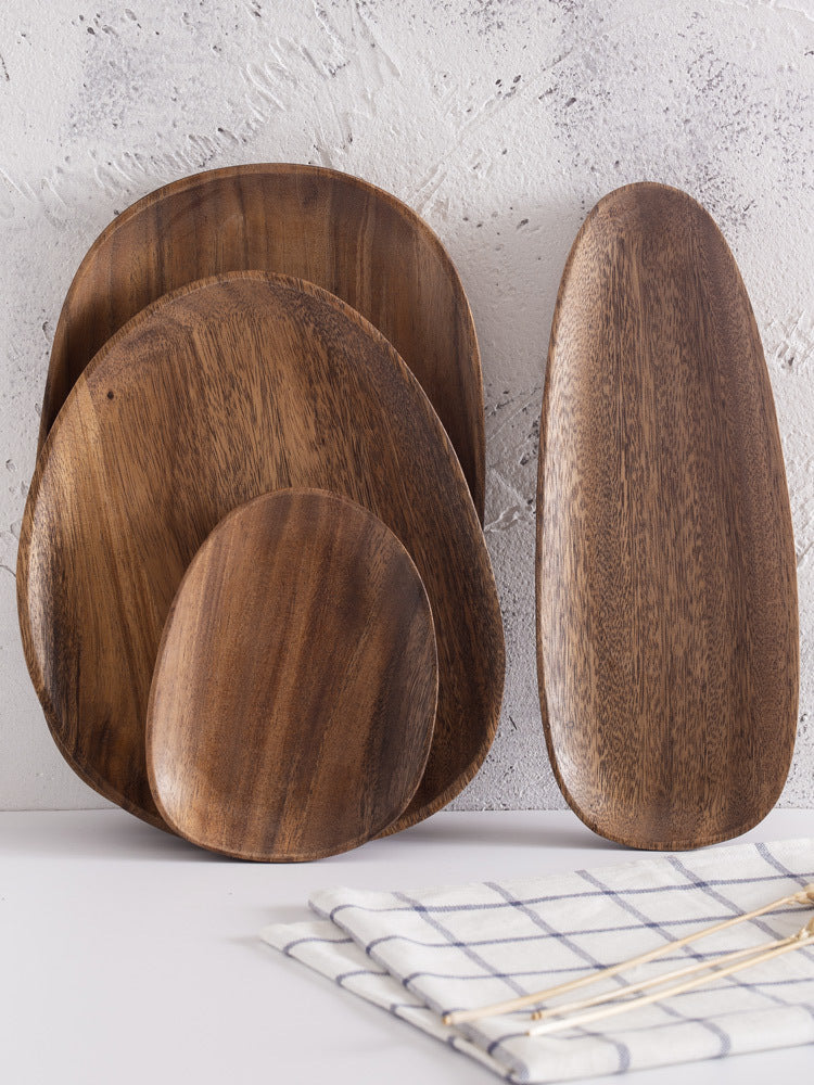 Irregular Acacia Wooden Plate