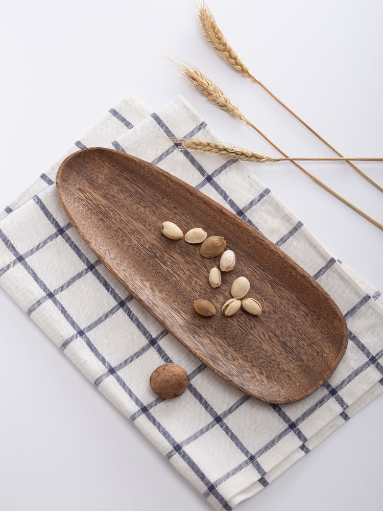 Irregular Acacia Wooden Plate