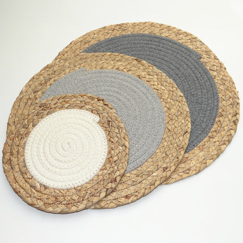 Straw and Cotton Placemats