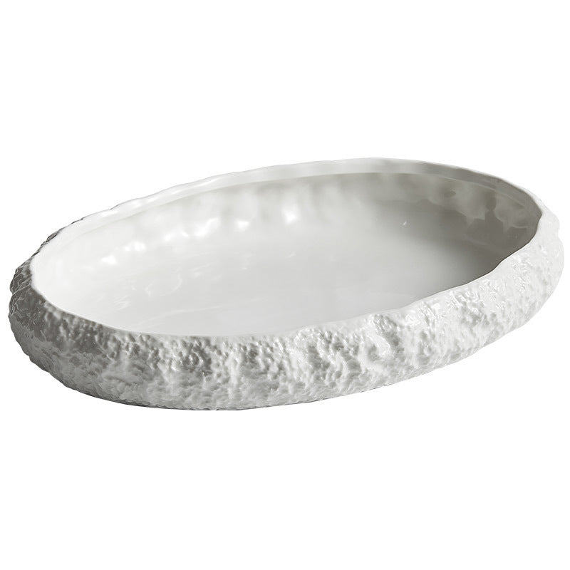 Rock Ceramic Serving Plate