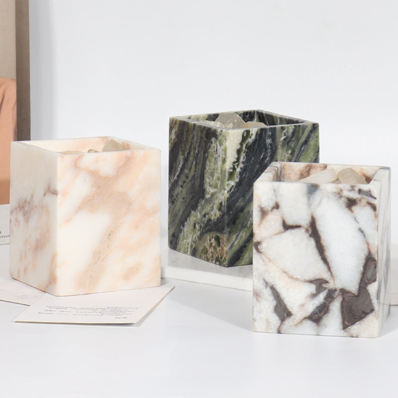 Marble Candle Decorations