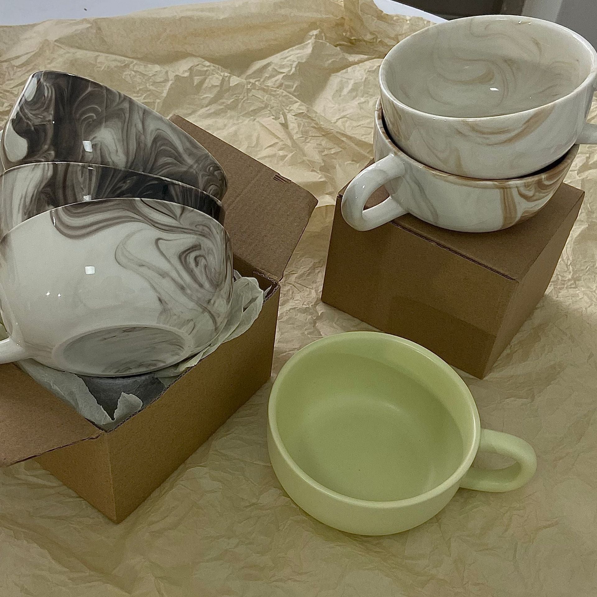 Milk Ceramic Coffee Cup