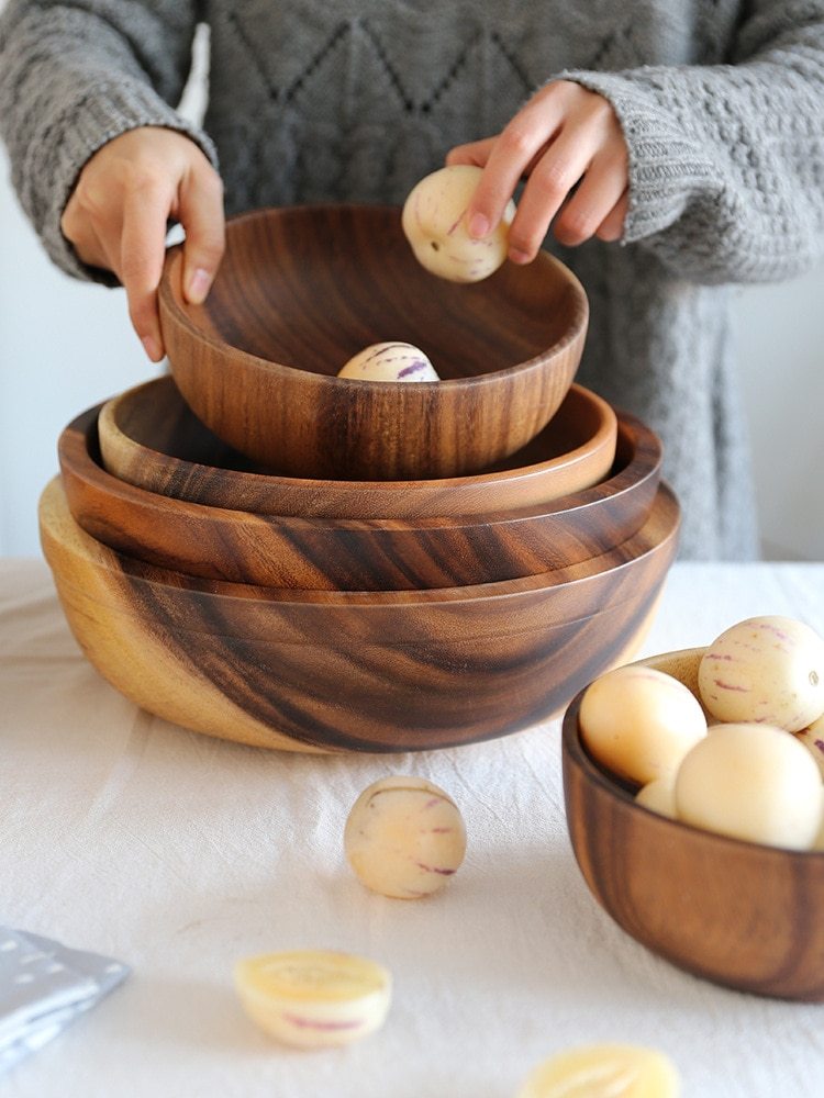 Natural Wooden Bowls