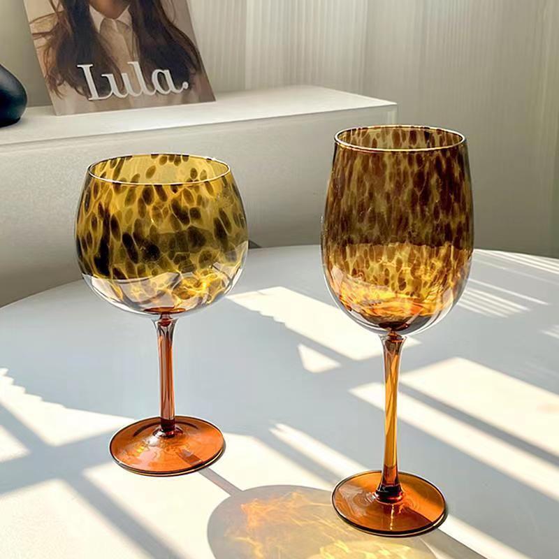 Handmade Leopard Print Glass