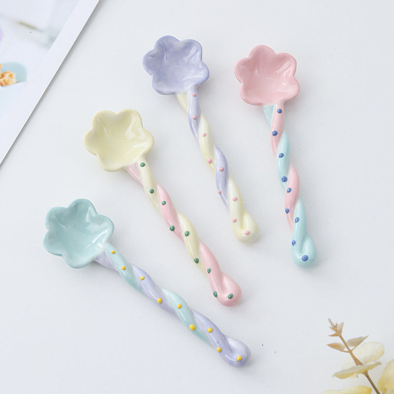 Ceramic Spoon Candy Color