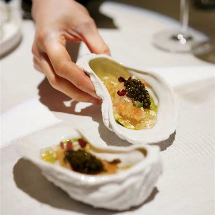 Ceramic Oyster Serving Bowl