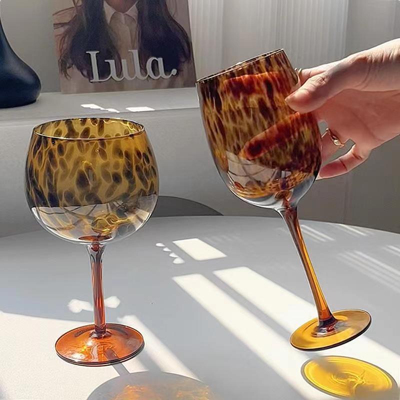 Handmade Leopard Print Glass