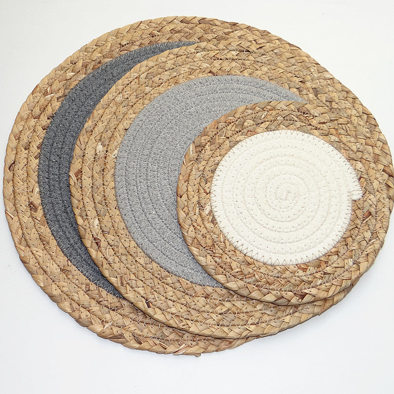 Straw and Cotton Placemats
