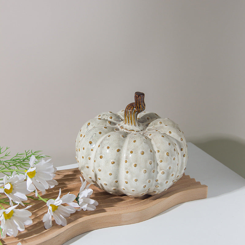 Ceramic Pumpkin Decoration
