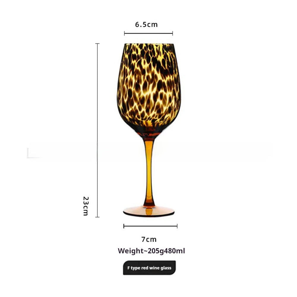 Handmade Leopard Print Glass