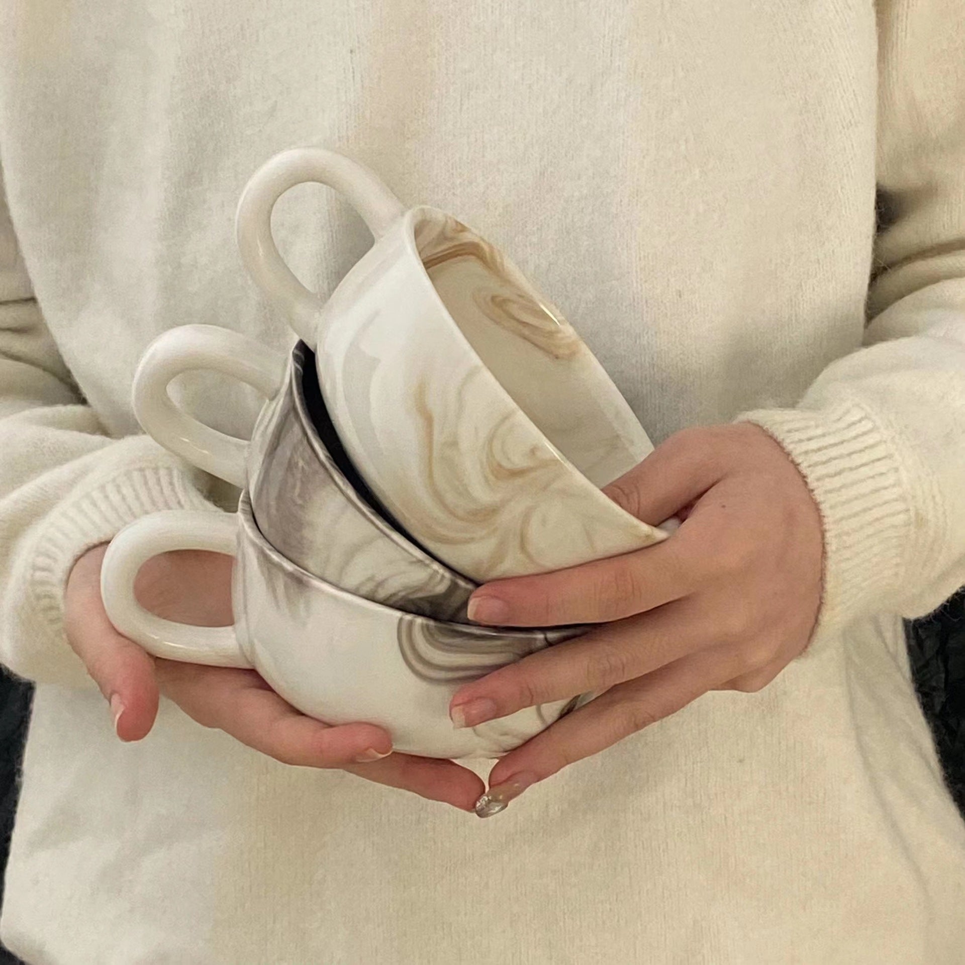Milk Ceramic Coffee Cup