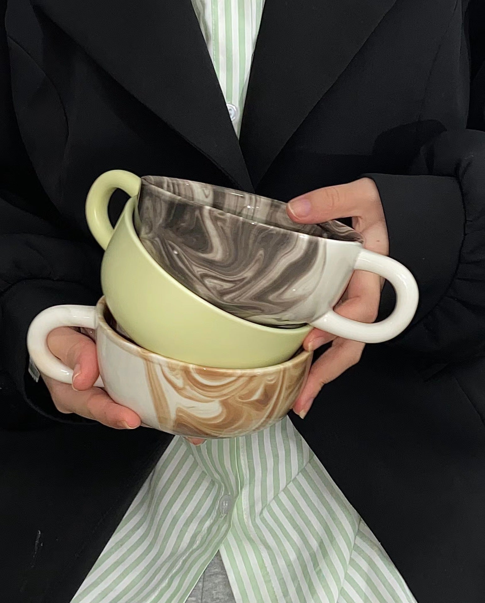 Milk Ceramic Coffee Cup