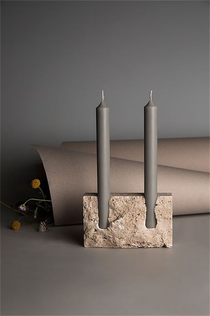 Nordic Style Marble Candlestick