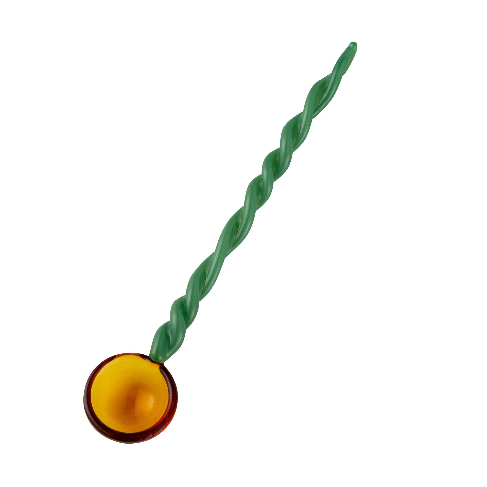 Cute Candy Colored Glass Spoon