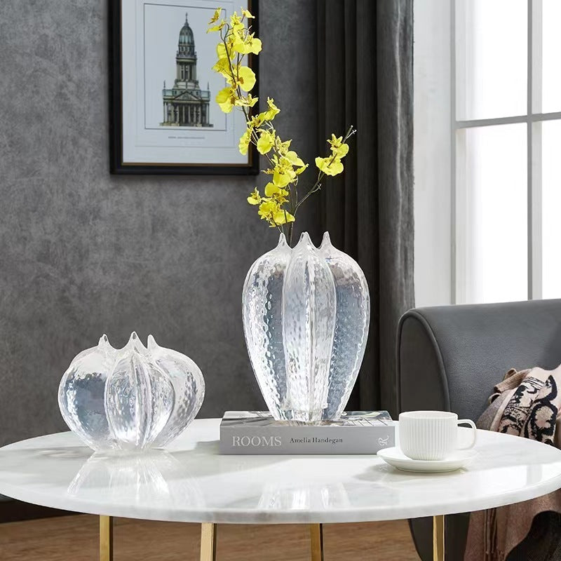 Transparent Petal Vase