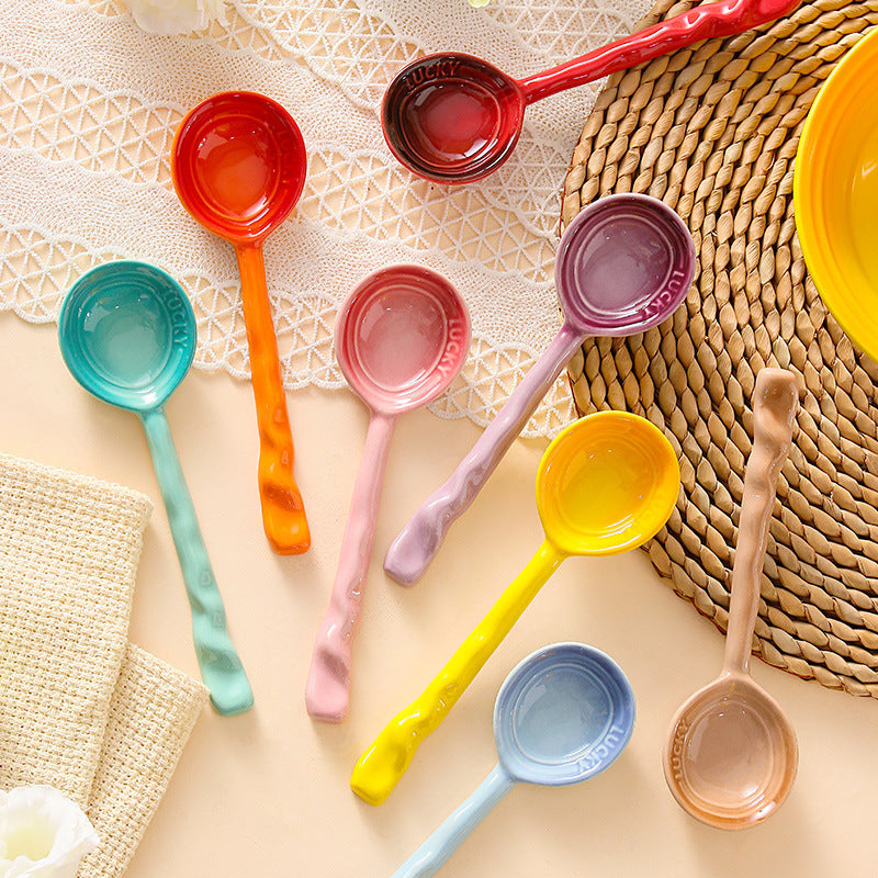 Colorful Ceramic Spoon