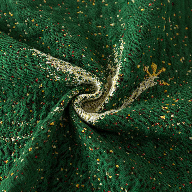 Decorative Green Swan Bedspread