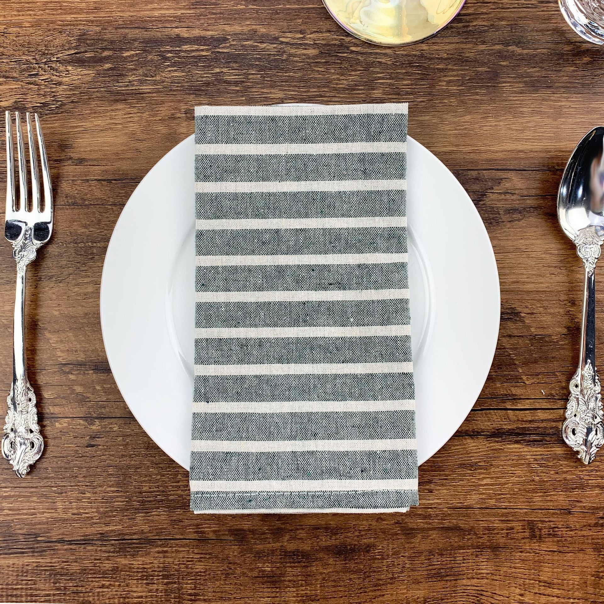 Striped Cotton Kitchen Towels