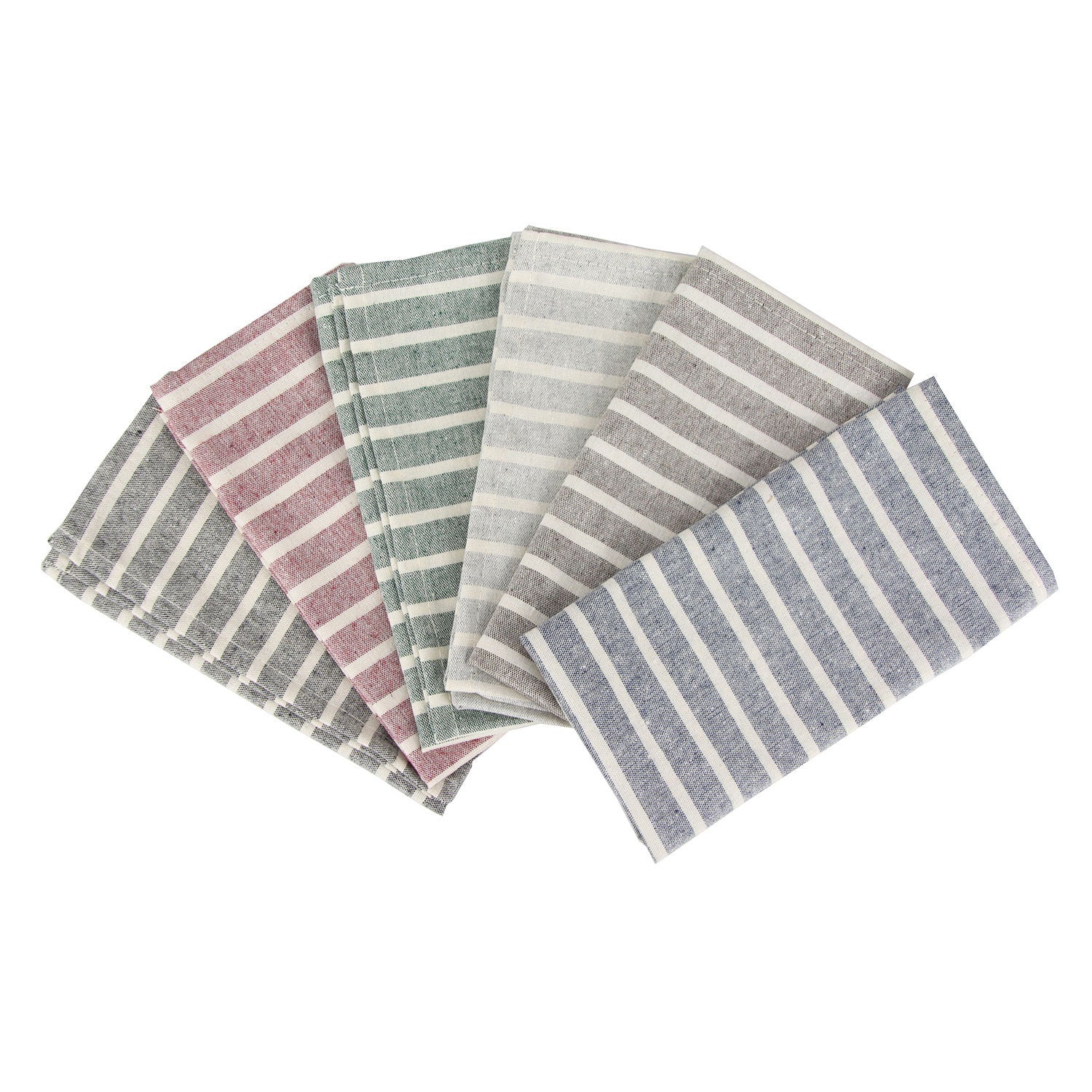 Striped Cotton Kitchen Towels