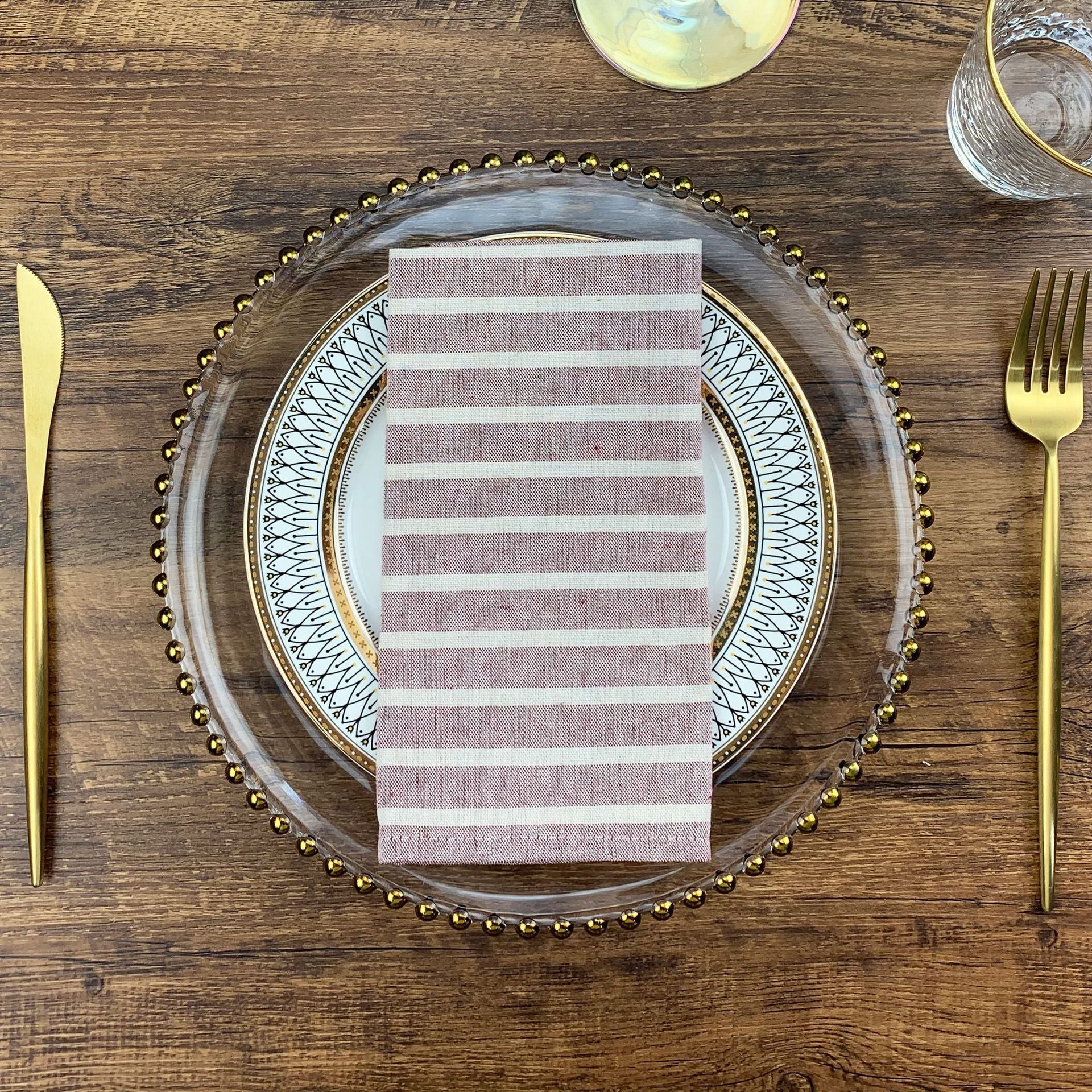 Striped Cotton Kitchen Towels