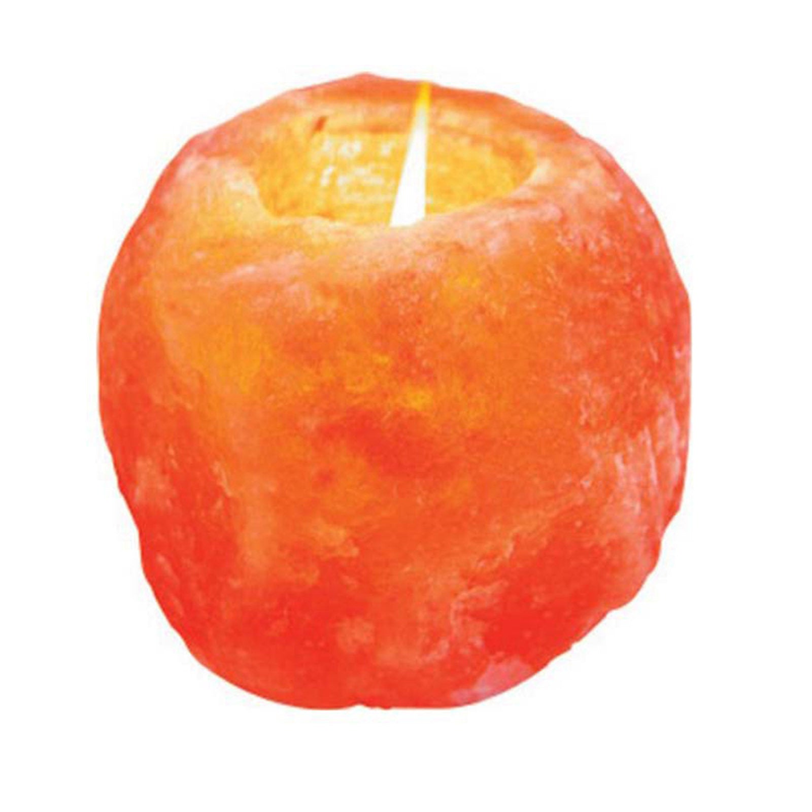 Mineral Salt Crystal Candle Holder