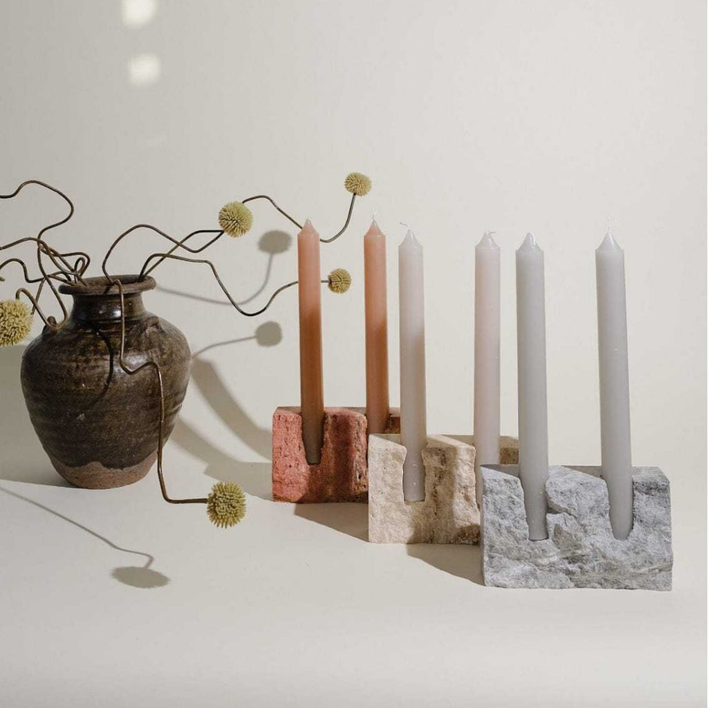 Nordic Style Marble Candlestick