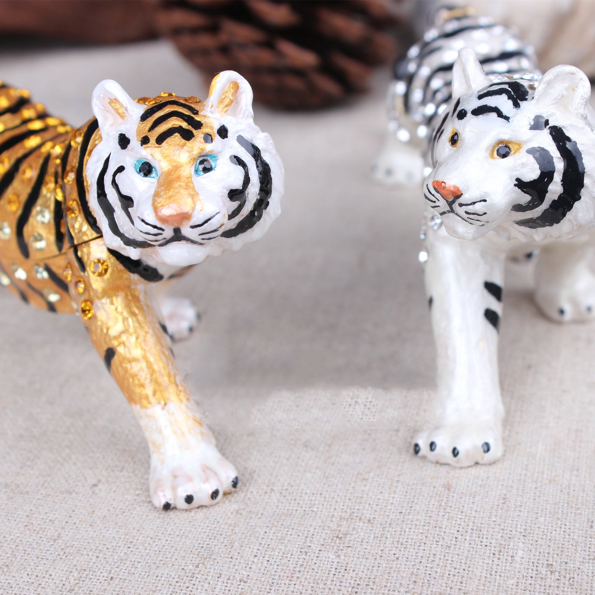Handmade Tiger Storage Decoration