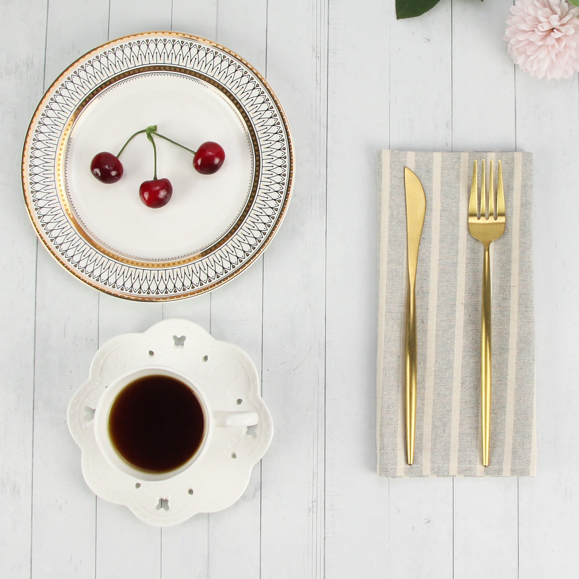 Striped Cotton Kitchen Towels