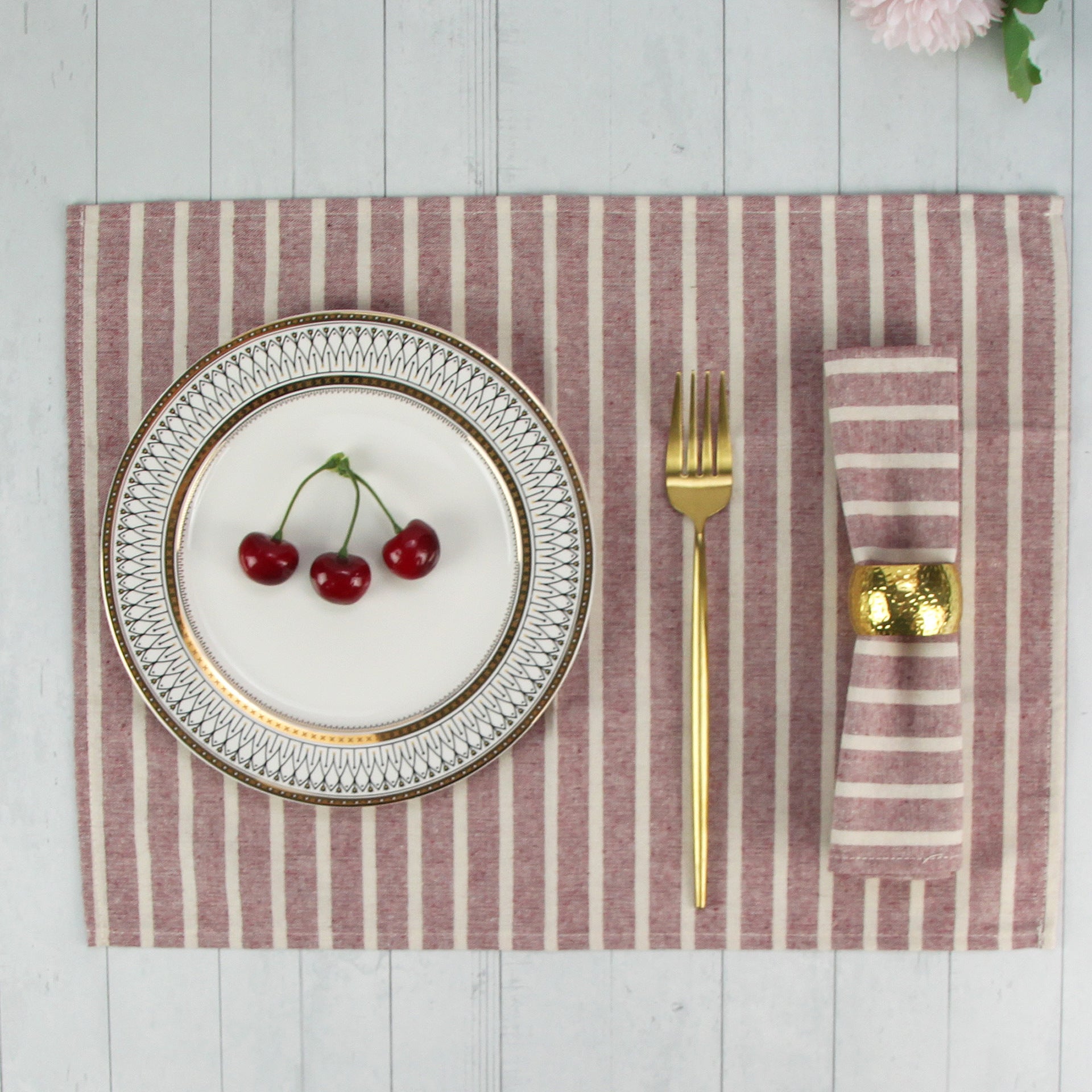 Striped Cotton Kitchen Towels